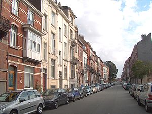 La rue François Bossaerts à Schaerbeek