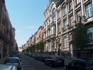 La rue Henri Bergé à Schaerbeek