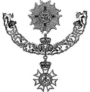 le grand-croix de Saint-Michael et Saint-George