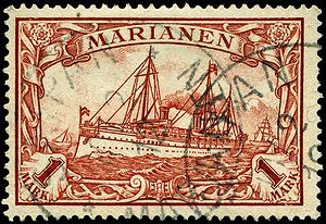 Stamp Mariana Islands 1901 1m.jpg