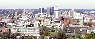 Vue générale de Birmingham