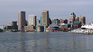 Vue générale de Baltimore