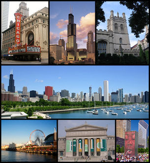 Vue générale de Chicago