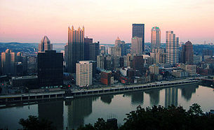 Vue générale de Pittsburgh