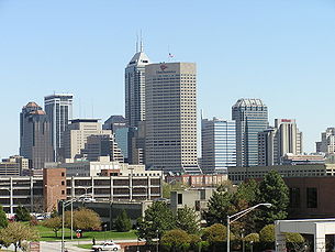 Vue générale d'Indianapolis