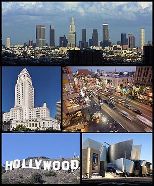 Vue générale de Los Angeles