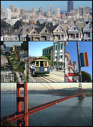 Vue générale de San Francisco