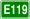 Tabliczka E119.svg