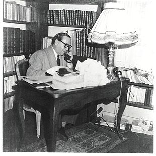 Paul Gordeaux en 1967 à son domicile parisien