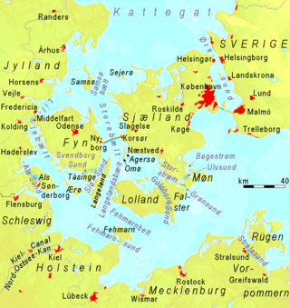 Vue satellite du Danemark