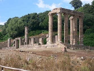 Photographie du temple d'Antas
