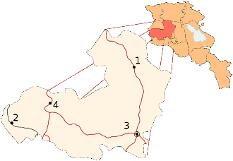 Carte détaillée de la région