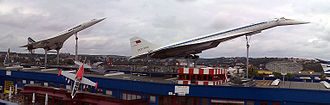 Le Concorde et le Tu-144 au musée de Sinsheim