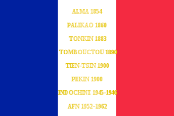 9e régiment d'infanterie de marine - drapeau.svg