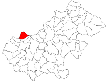 Localisation de Berveni
