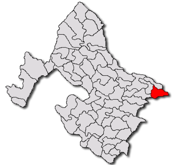 Localisation de Butoiești