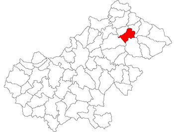 Localisation de Călinești-Oaș