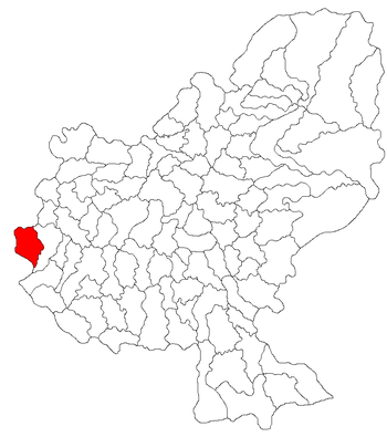 Localisation de Chețani
