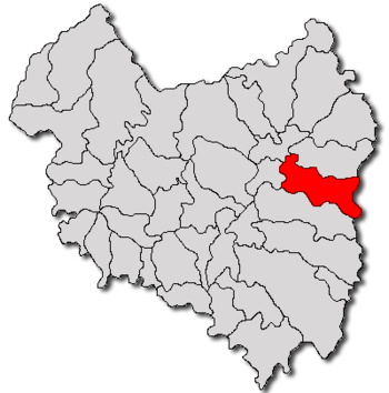 Localisation de Ghelința