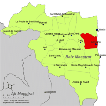 Localisation de Benicarló