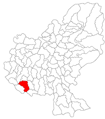 Localisation de Târnăveni
