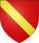 Blason gueules-bande or.svg