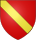 Gules a bend or.svg
