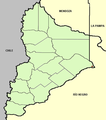 Neuquén province (Argentina), departments and capital.png