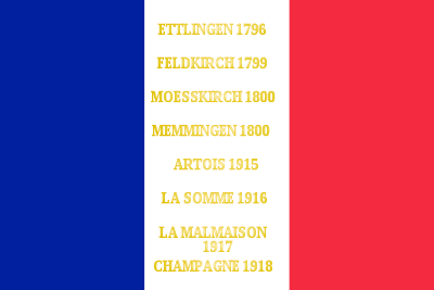 109e régiment d'infanterie de ligne -drapeau.svg