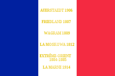 111e régiment d'infanterie de ligne-drapeau.svg