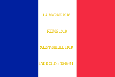 41e régiment d'artillerie de marine - drapeau.svg