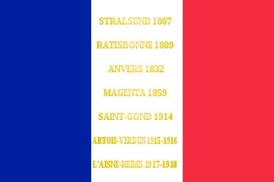 65e régiment d'infanterie de ligne - drapeau.svg