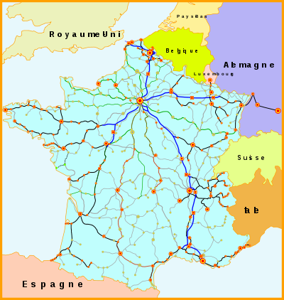 Liste Des Lignes De Chemin De Fer De France