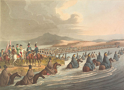 Traversée du Niémen en 1812