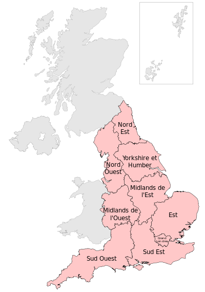 England Regions within UK - fr.svg