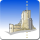 Castle in ruins Icon-fr.svg