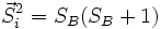 \vec{S}_i^2=S_B(S_B+1)