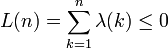L(n) = \sum_{k=1}^n \lambda(k)  \leq 0 