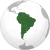 Localisation de l’Amérique du Sud sur Terre