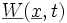 \underline{W}(\underline{x},t)