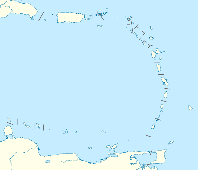 Carte des Petites Antilles