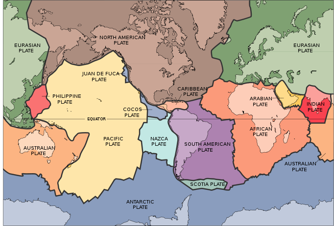 Tectonic plates.svg