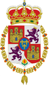 Coat of arms of Francis of Assisi (1822-1902), King consort of Spain.png