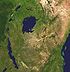 Image satellite des grands lacs africains