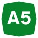 Autostrada A5 Italia.svg