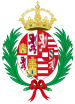 Coat of Arms of Anna of Austria (1549-1580), Queen Consort of Spain.svg