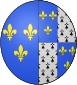 COA french queen Claude de France.svg