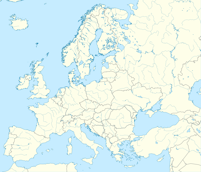Localisation des villes jumelées avec des communes du Loiret sur une carte d'Europe