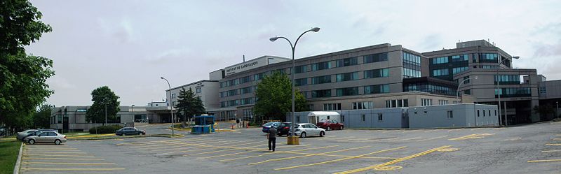 Vue panoramique de l'Institut de cardiologie de Montréal