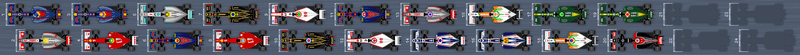Schéma de la grille de qualification du Grand Prix de Belgique 2011